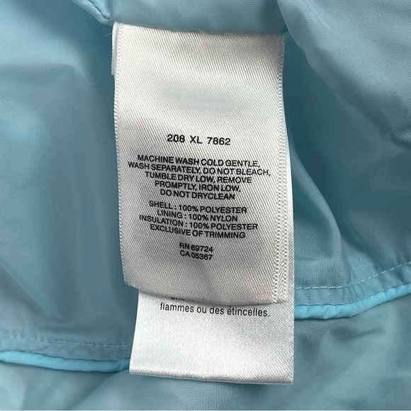 Columbia Interchange Womens Jacket Lined Quilted Mock Neck Blue XL - Picture 10 of 10